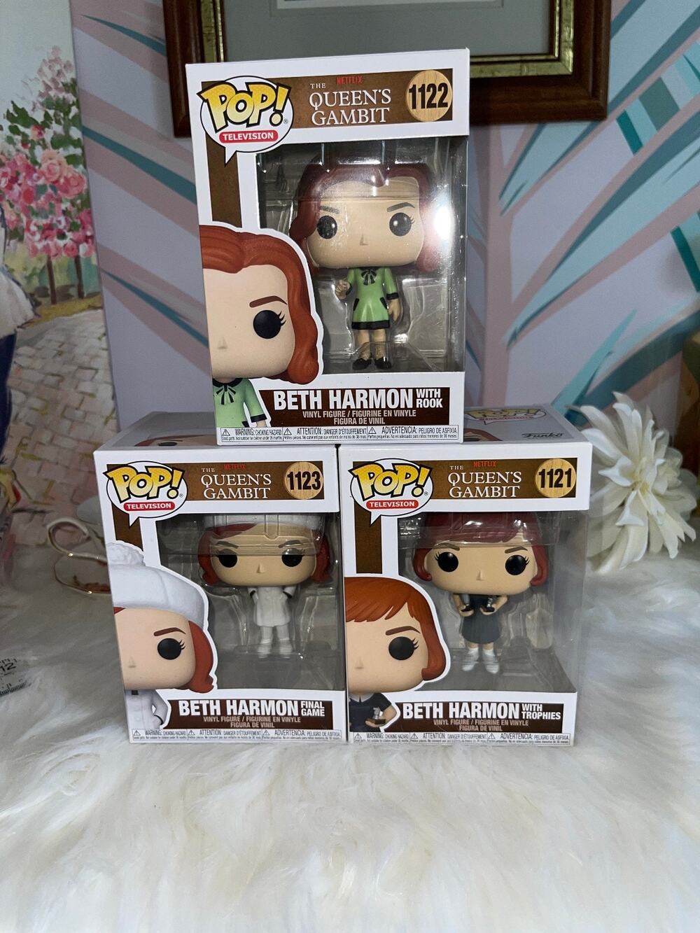 Funko Pop! Television: Netflix's The Queen's Gambit Complete Set NIB